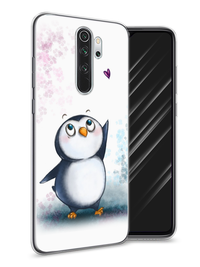 

Чехол Awog на Xiaomi Redmi Note 8 Pro "Пингвин и сердечко", Разноцветный, 36650-1