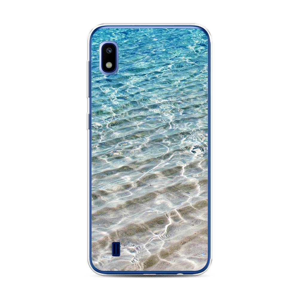 

Чехол Awog на Samsung Galaxy A10 "Волны 10", Разноцветный, 27950-4