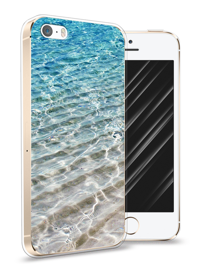 

Чехол Awog на Apple iPhone 5/5S/SE / Айфон 5/5S/SE "Волны 10", Разноцветный, 10350-4
