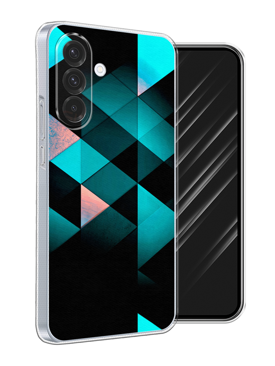 

Чехол Awog на Samsung Galaxy A36 5G "Геометрия 16", Бирюзовый;черный, 2110650-1