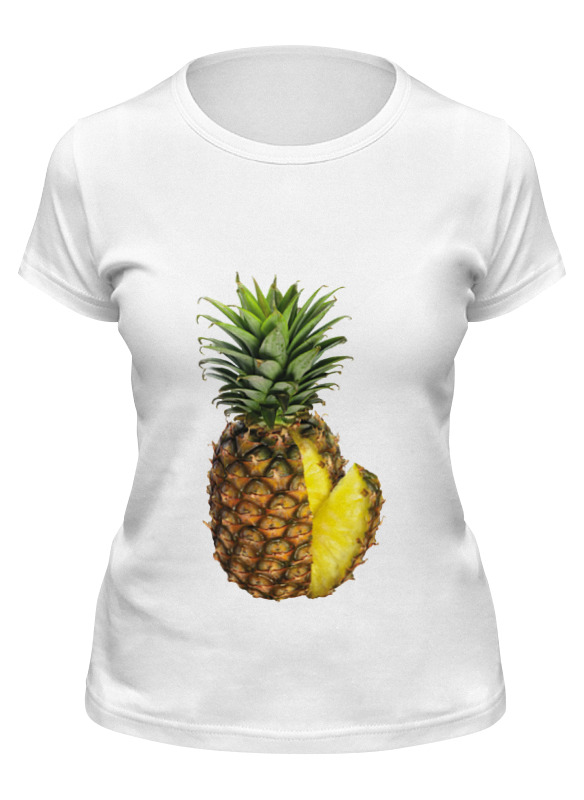 

Футболка женская Printio Ананас белая 2XL, Белый, Ананас
