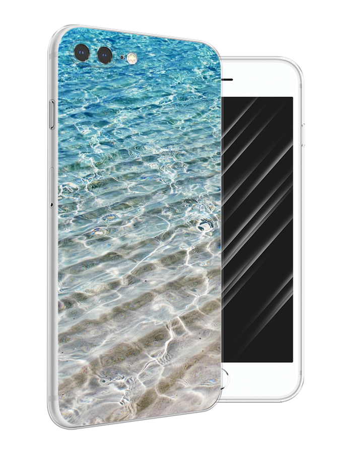 

Чехол Awog на Apple iPhone 7 Plus / Айфон 7 Plus "Волны 10", Разноцветный, 10750-4