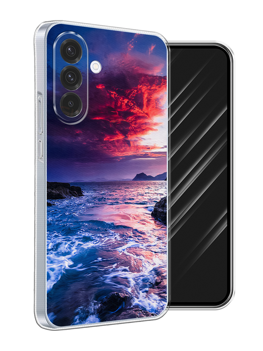 

Чехол Awog на Samsung Galaxy A36 5G "Волны 1", Розовый;синий, 2110650-1