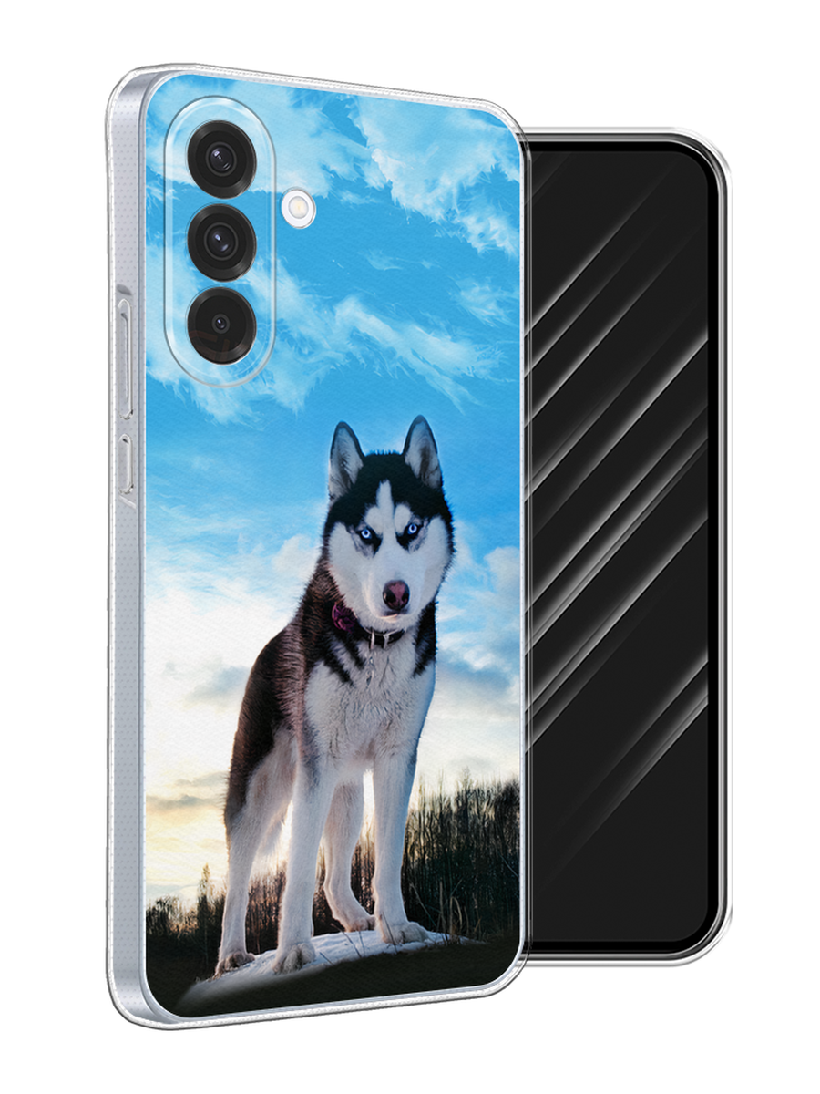 

Чехол Awog на Samsung Galaxy A36 5G "Хаски 3", Белый;черный;голубой, 2110650-1