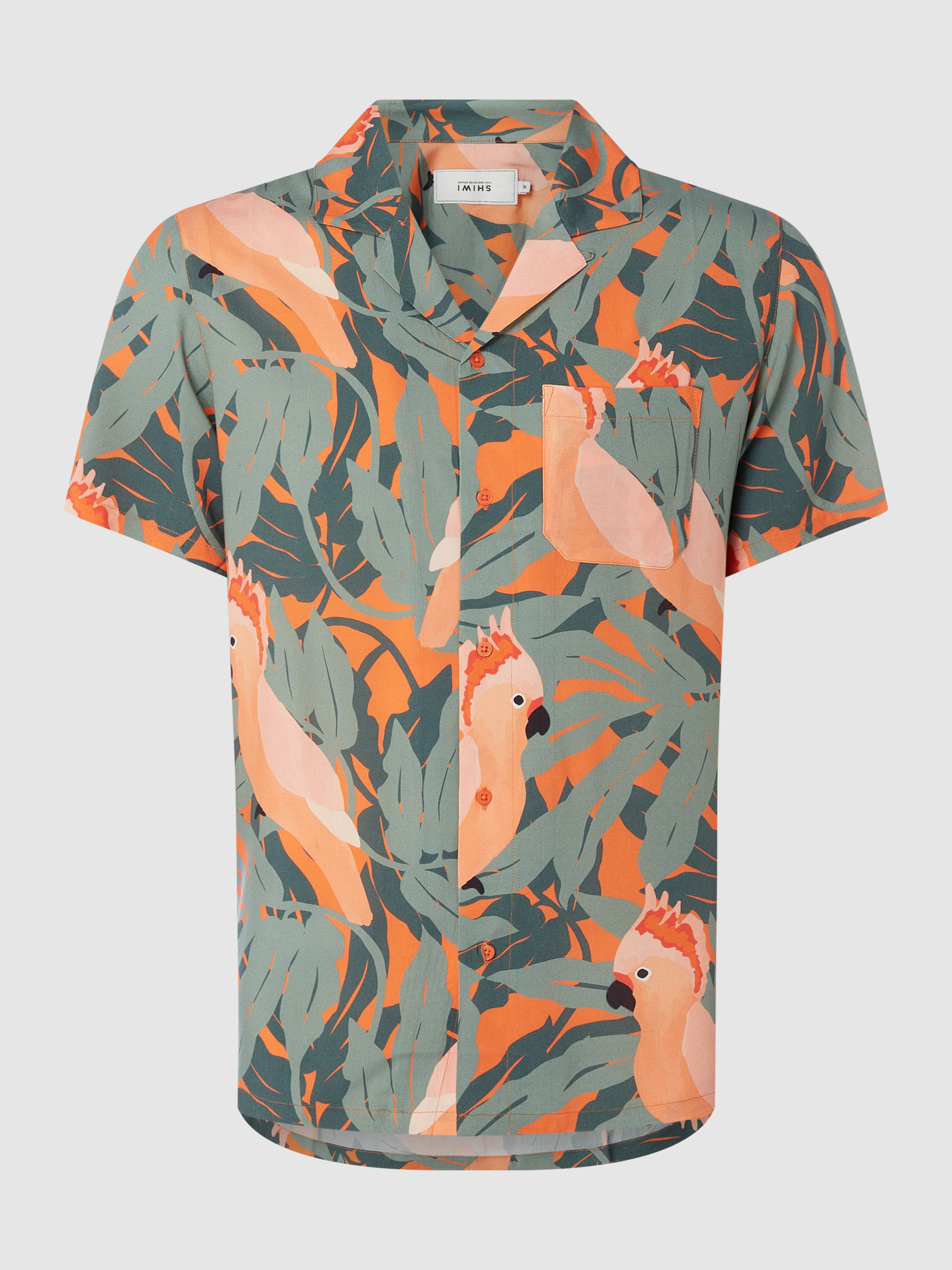 Рубашка мужская Shiwi 1536622 хаки XL (доставка из-за рубежа)