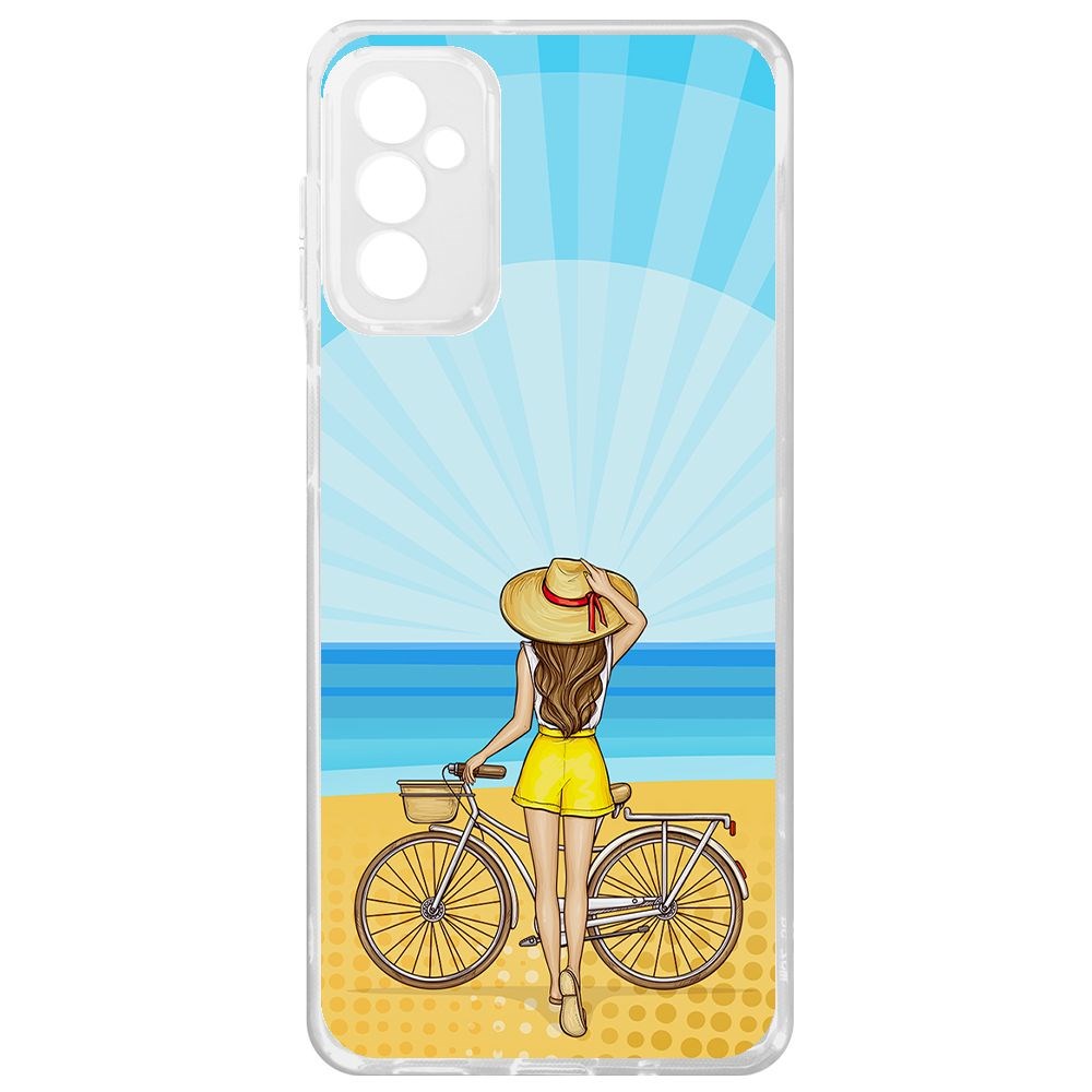 Чехол-накладка Krutoff Clear Case Шорты женские для Samsung Galaxy M52 (M525)