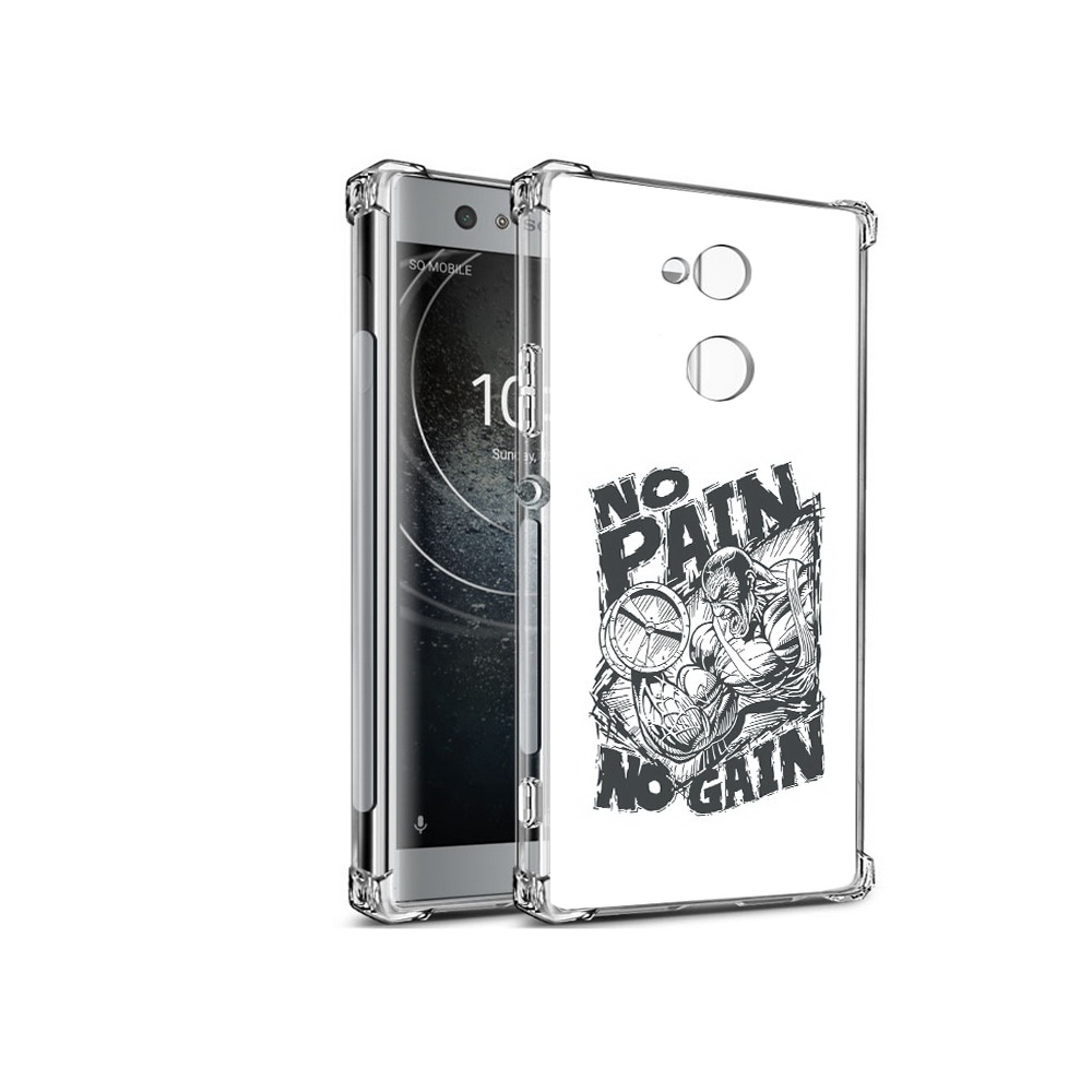 

Чехол MyPads Tocco для Sony Xperia XA2 бодибилдинг тяжелая работа (PT99627.238.238), Прозрачный, Tocco