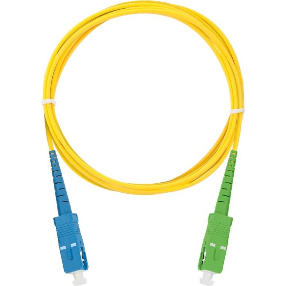 

Переходной волоконно-оптический шнур NIKOMAX NMF-PC1S2C2-SCU-SCA-001, Желтый