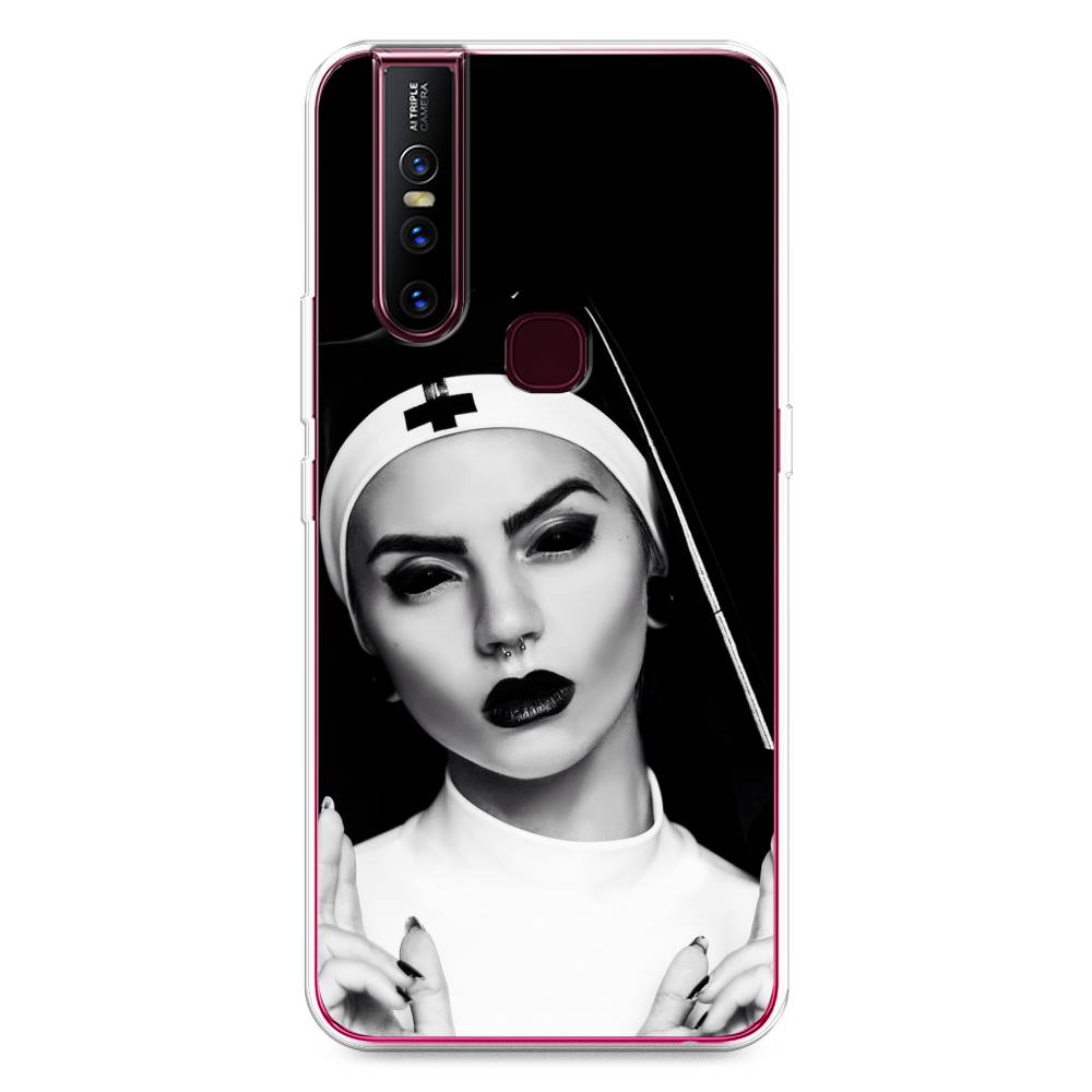 

Чехол Awog на Vivo V15 "Черная монашка", Разноцветный, 261050-9