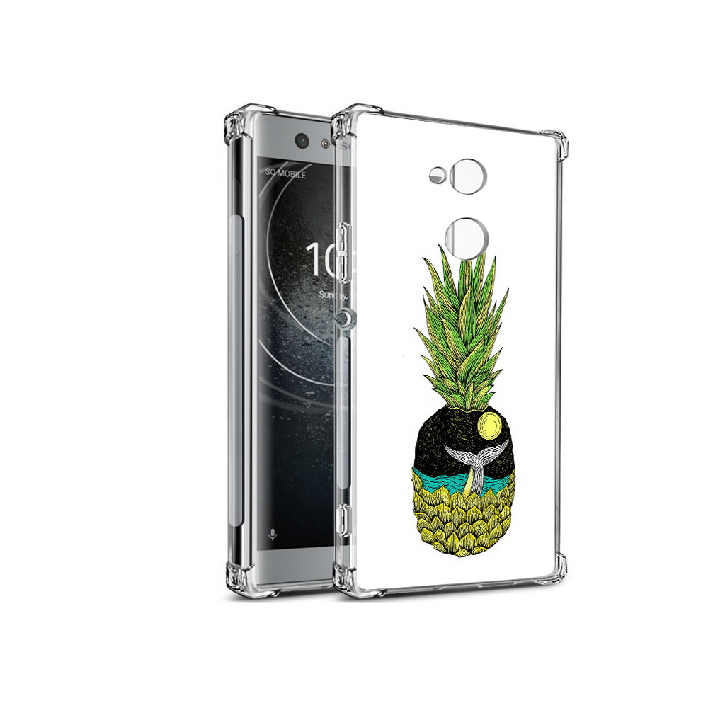 

Чехол MyPads Tocco для Sony Xperia XA2 ананас с китом (PT99627.238.220), Прозрачный, Tocco