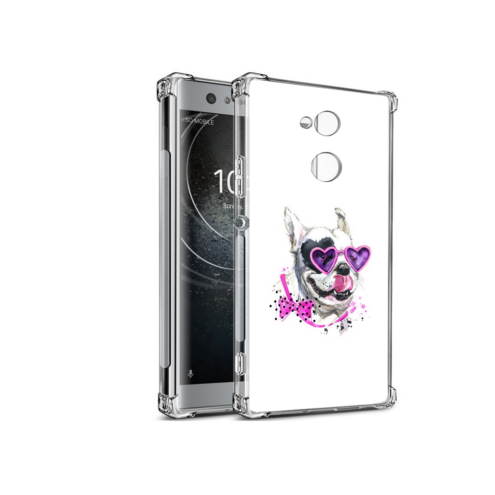 

Чехол MyPads Tocco для Sony Xperia XA2 акварельный пёс (PT99627.238.218), Прозрачный, Tocco
