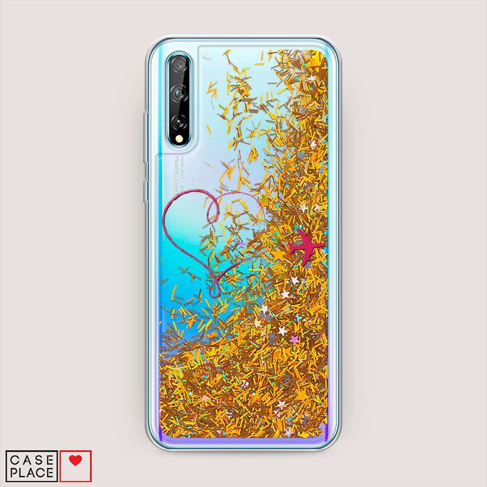 

Чехол Awog на Huawei P Smart S "Сердце и самолет", 6103590-1