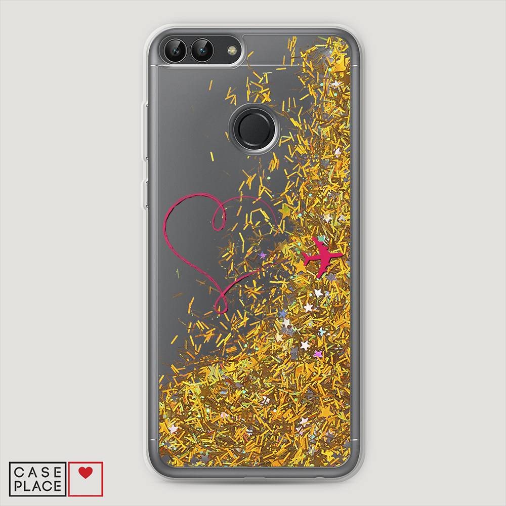 

Чехол Awog "Сердце и самолет" для Huawei P Smart, 64090-1