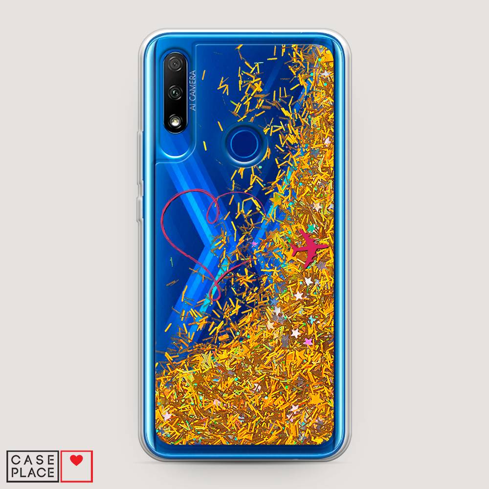 

Чехол Awog на Honor 9X "Сердце и самолет", Красный, 69990-1