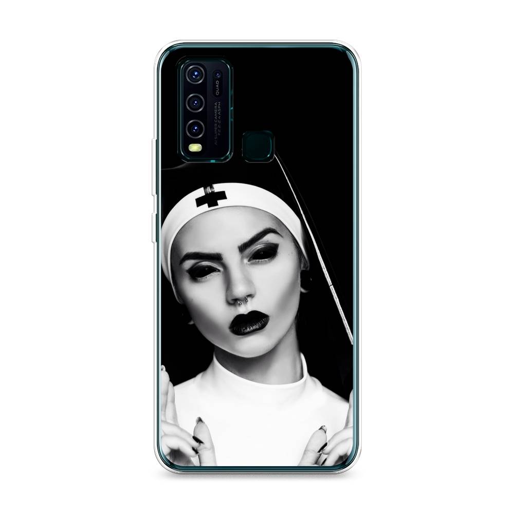 

Чехол Awog на Vivo Y30 "Черная монашка", Разноцветный, 263150-9
