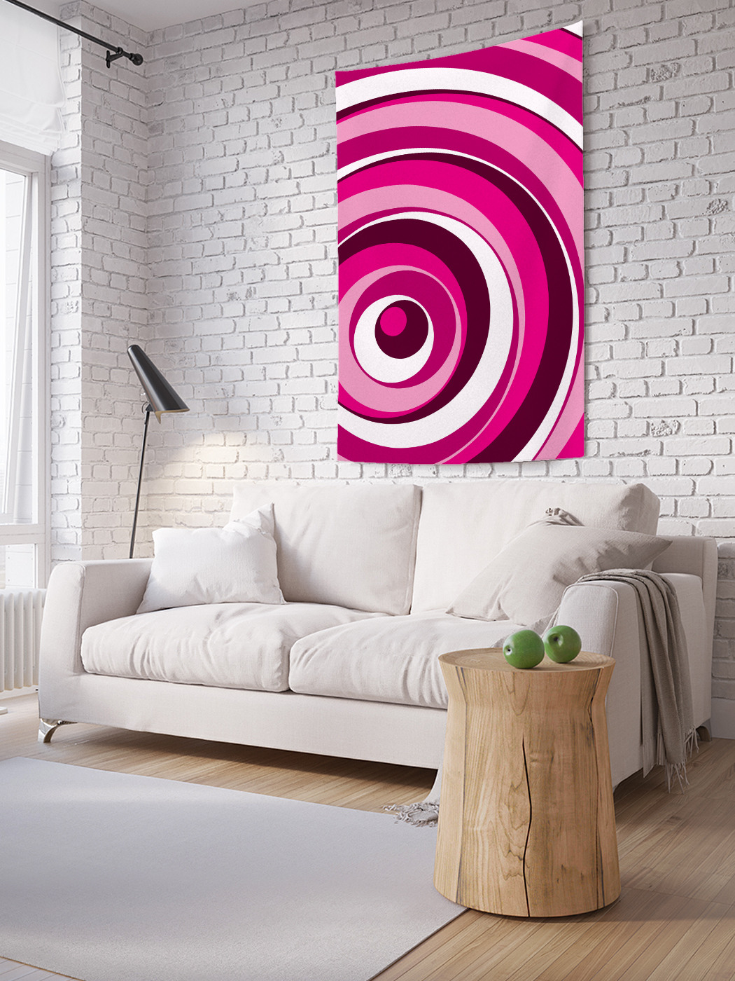 

Вертикальное фотопанно на стену JoyArty Гипноз кругов 150x200 см, Гипноз кругов