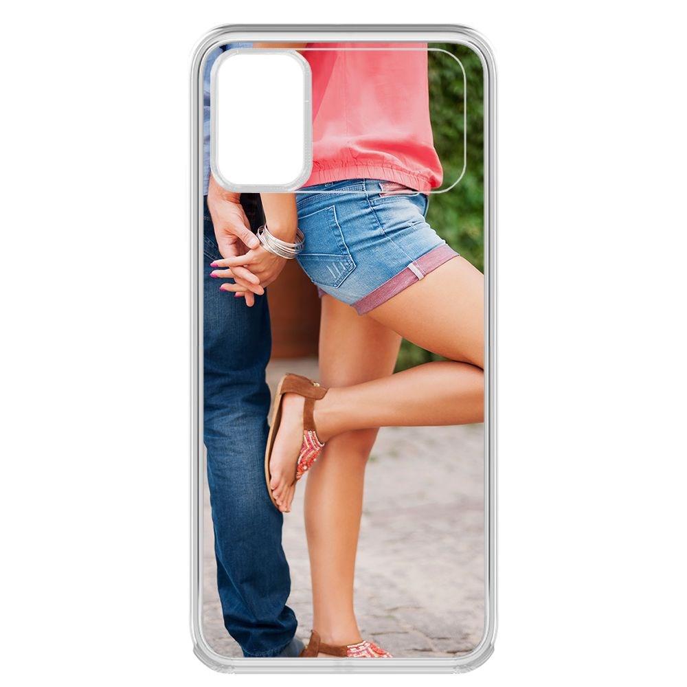 фото Чехол-накладка krutoff clear case босоножки женские для poco m3