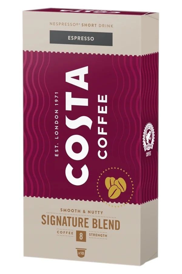 фото Кофе costa coffee signature blend espresso в капсулах 5,5 г х 10 шт