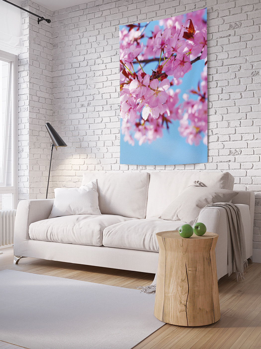 

Вертикальное фотопанно на стену JoyArty Ветвь японской вишни 150x200 см, Ветвь японской вишни