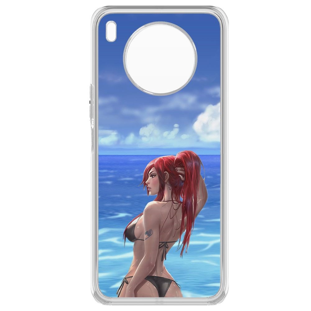 

Чехол-накладка Krutoff Clear Case Купальник женский для Huawei Nova 8i