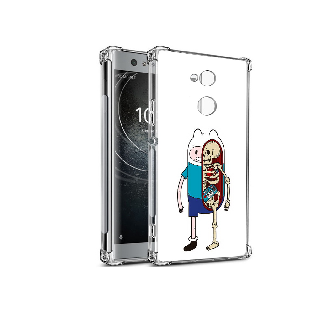 

Чехол MyPads Tocco для Sony Xperia XA2 Финн скелет (PT99627.238.187), Прозрачный, Tocco