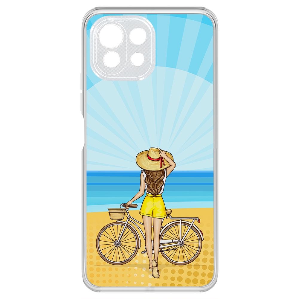 

Чехол-накладка Krutoff Clear Case Шорты женские для Xiaomi Mi 11 Lite