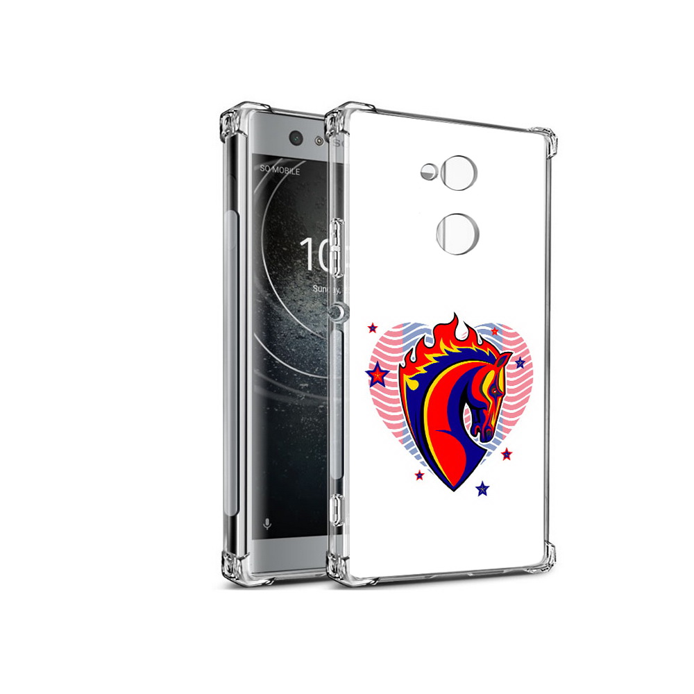 

Чехол MyPads Tocco для Sony Xperia XA2 ФК ЦСЛ Лошадь (PT99627.238.180), Прозрачный, Tocco