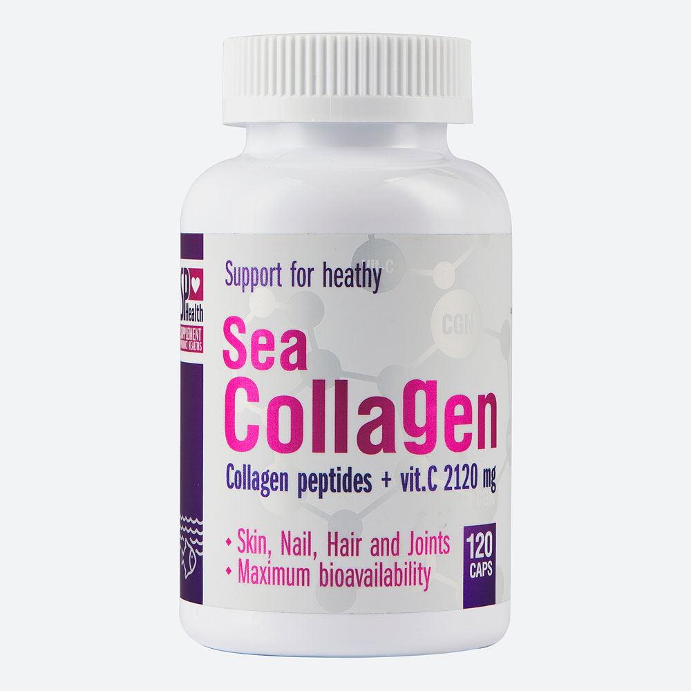 Купить Морской коллаген Sea Collagen для суставов капсулы 120 шт., Spocolla