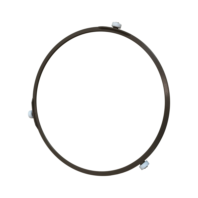 Кольцо вращения тарелки СВЧ 220 мм ключница на молнии длина 13 см металлическое кольцо коричневый
