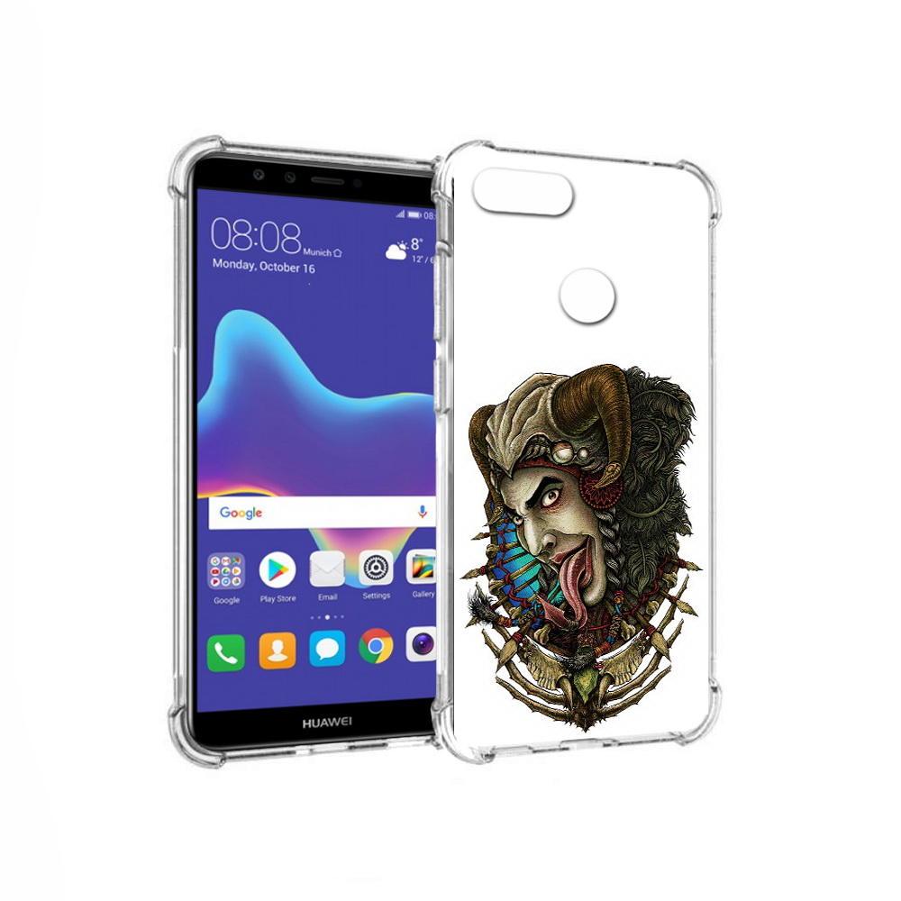 

Чехол MyPads Tocco для Huawei Enjoy 8 Plus длинный язык (PT108787.33.330), Прозрачный, Tocco