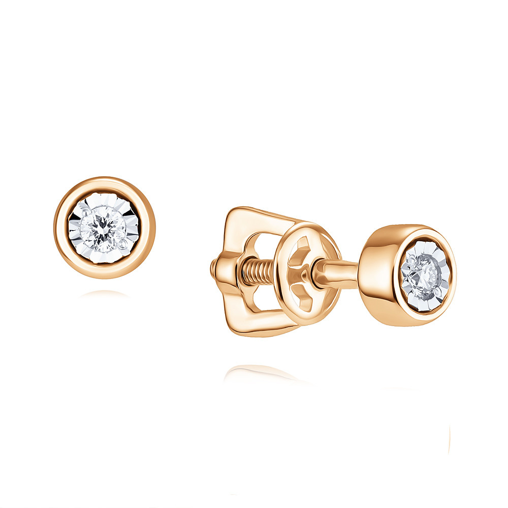 

Серьги из красного золота с бриллиантом ADAMAS 21037089/01-А507Д-41, 21037089/01-А507Д-41