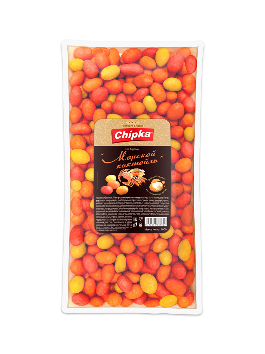 Арахис Postmart жареный в хрустящей корочке Морской коктейль, 1000 г