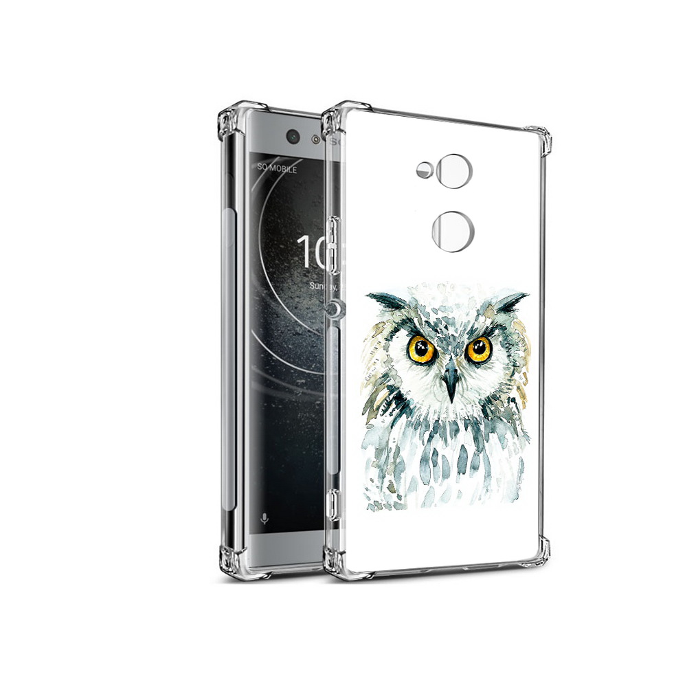 

Чехол MyPads Tocco для Sony Xperia XA2 Серьезная сова (PT99627.238.156), Прозрачный, Tocco