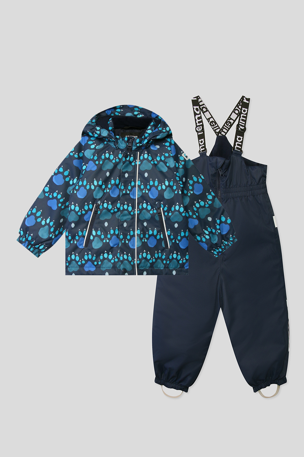 Костюм Куртка+Брюки Reima 513127A для мальчиков, цвет Синий р.86