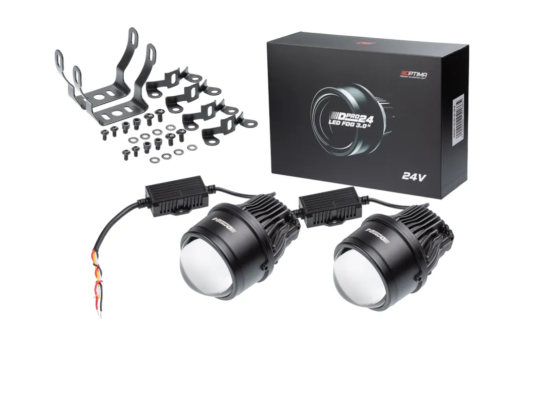 Светодиодные линзы противотуманного света Optima LED FOG Lens D-PRO 3.0