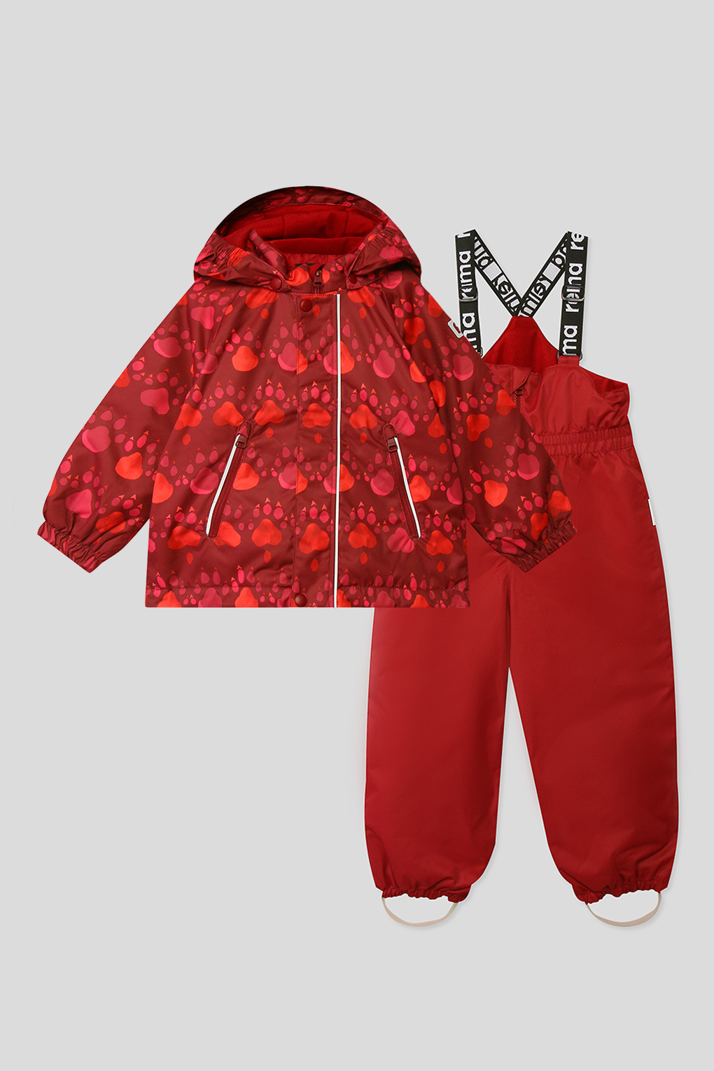 Костюм Куртка+Брюки Reima 513127A для девочек, цвет Красный р.92