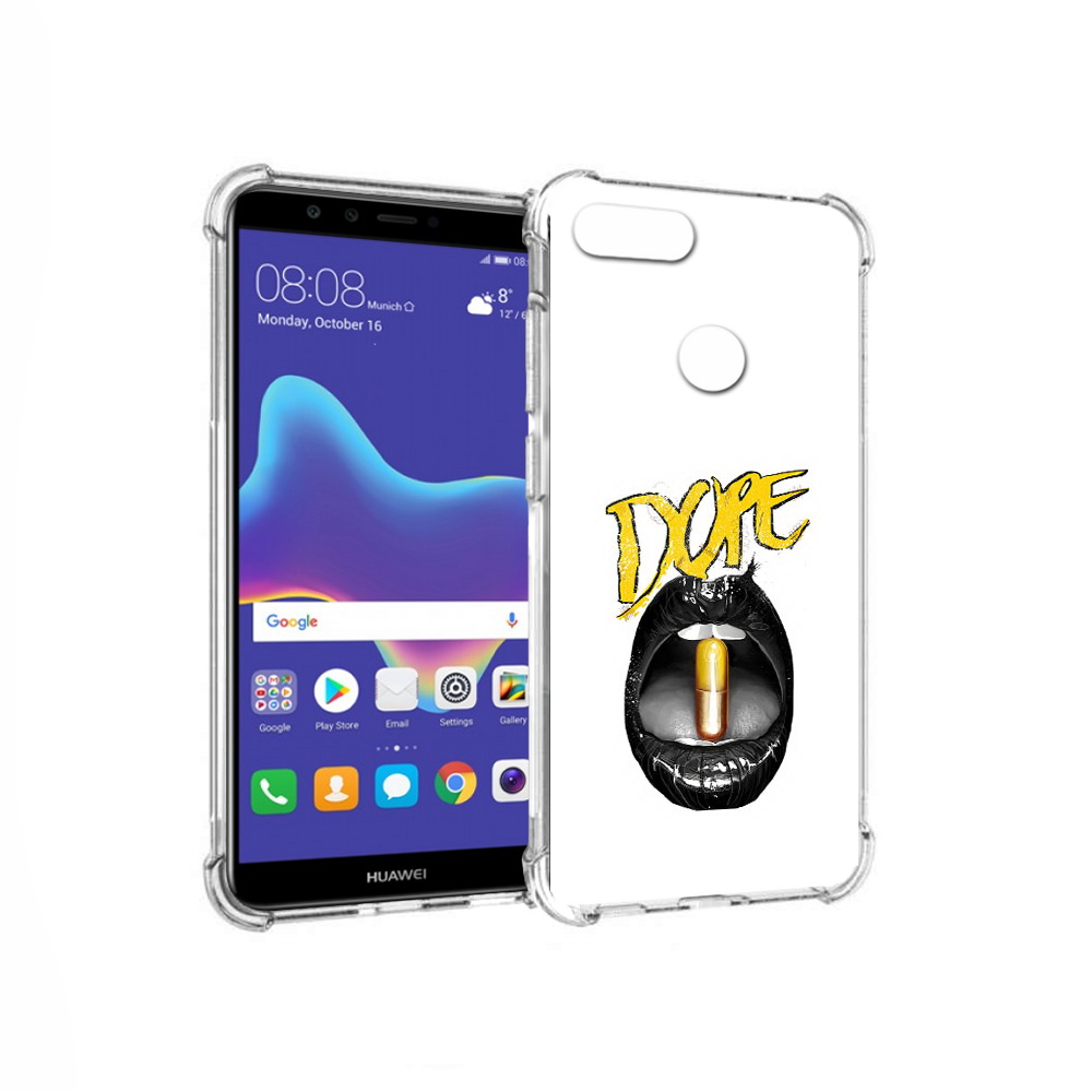 Чехол MyPads Tocco для Huawei Enjoy 8 Plus губы (PT108787.33.303)