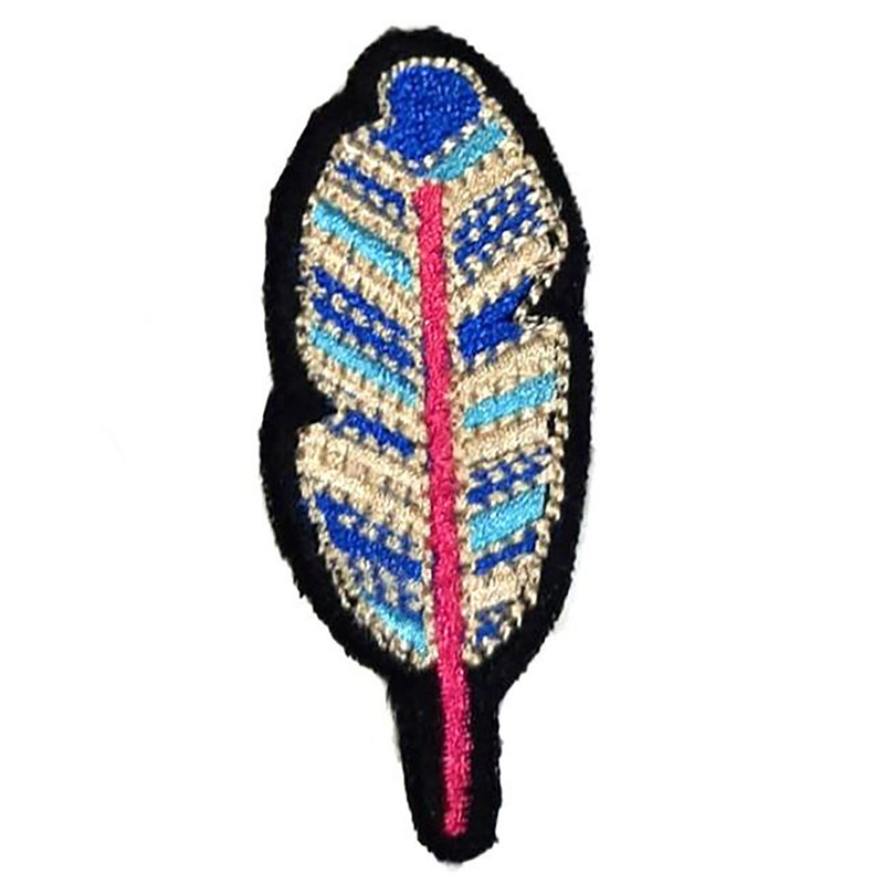 

Шеврон - нашивка термоклеевая Ripoma Перо 00113771 2х6 см, Разноцветный, Перо