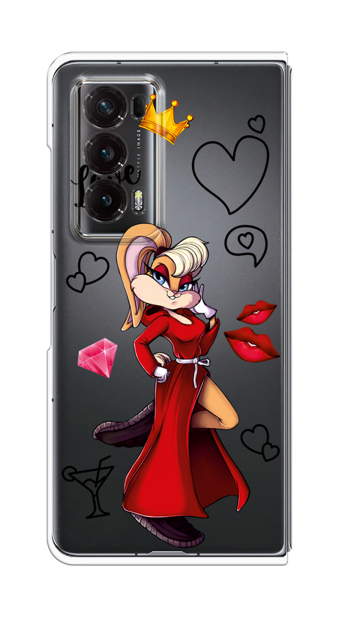 

Чехол на Honor Magic V2 "Rich Lola Bunny", Красный;бежевый;оранжевый, 6123550-1