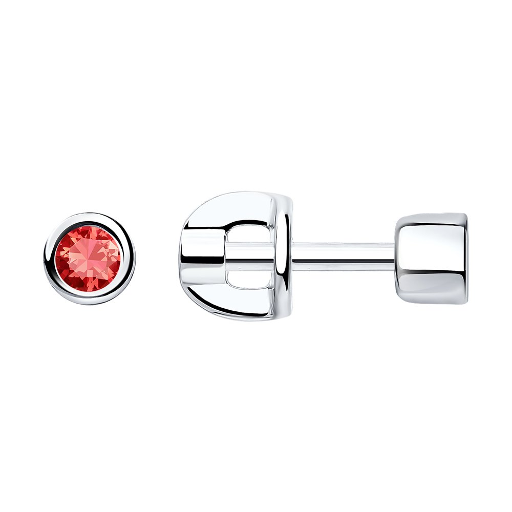 

Серьги пусеты из серебра с корундом SOKOLOV 94024805, 94024805