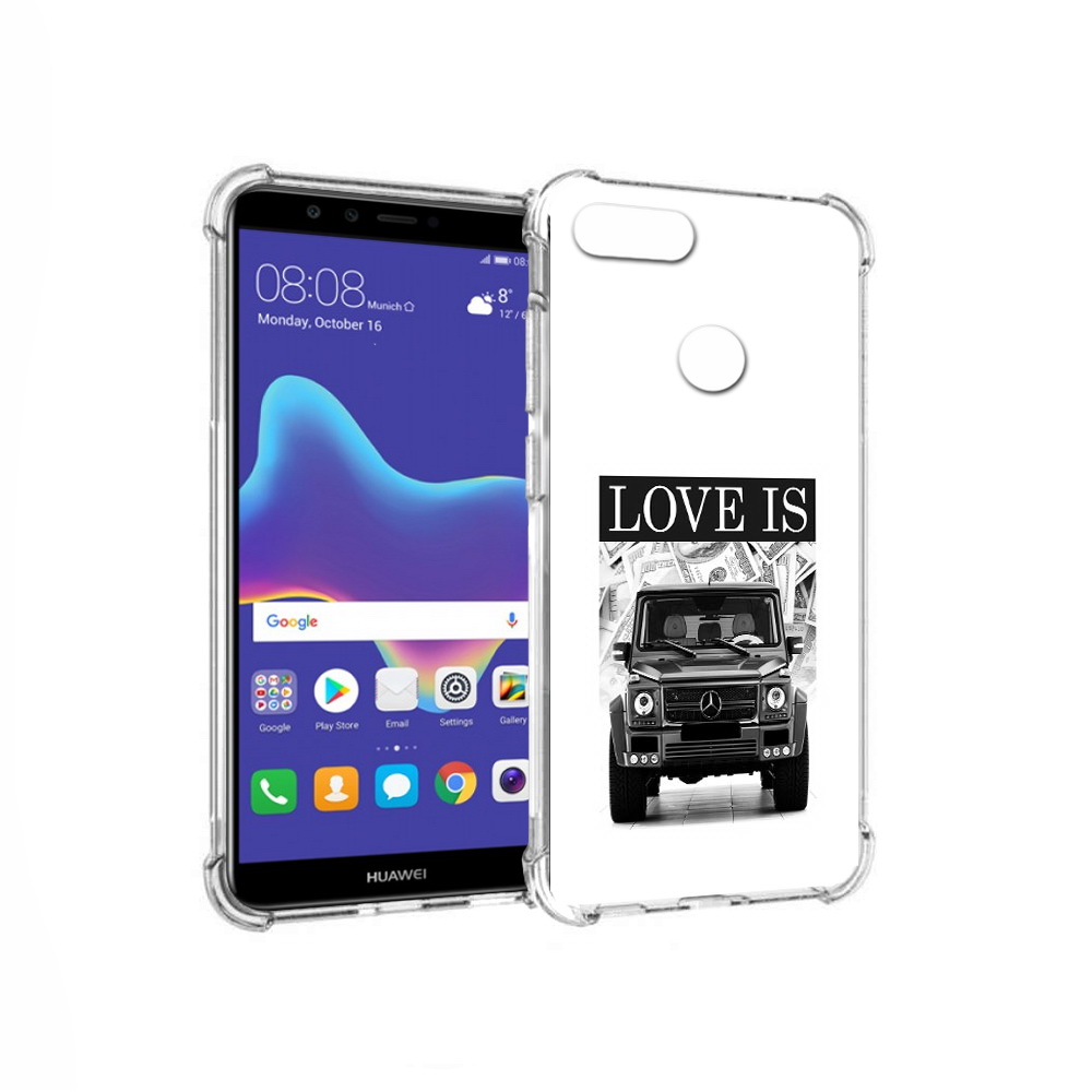 

Чехол MyPads Tocco для Huawei Enjoy 8 Plus гелик (PT108787.33.285), Прозрачный, Tocco