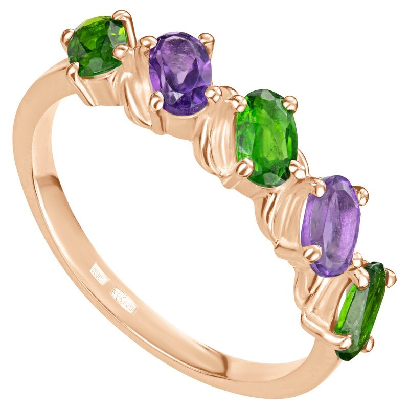 

Кольцо из серебра с аметистом р. LAZURIT-ONLINE 803602, 803602