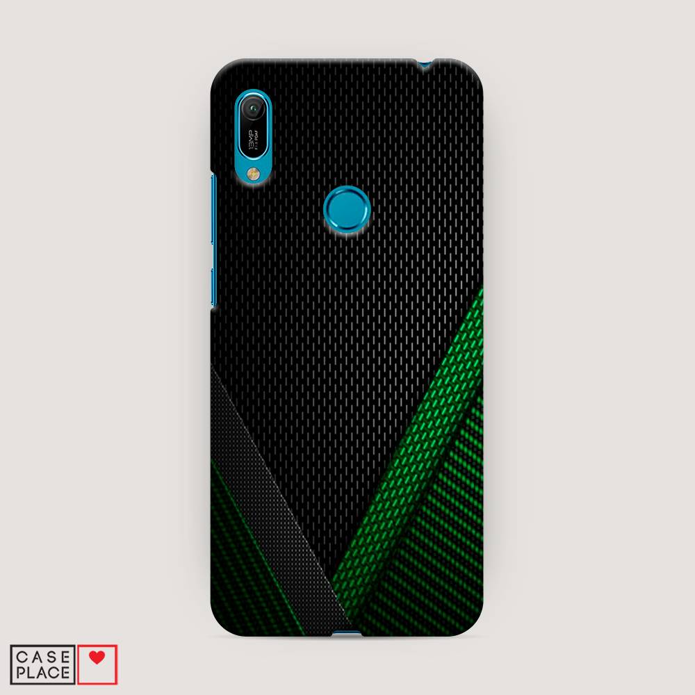 

Чехол Awog "Зеленый карбон" для Huawei Y6 2019
