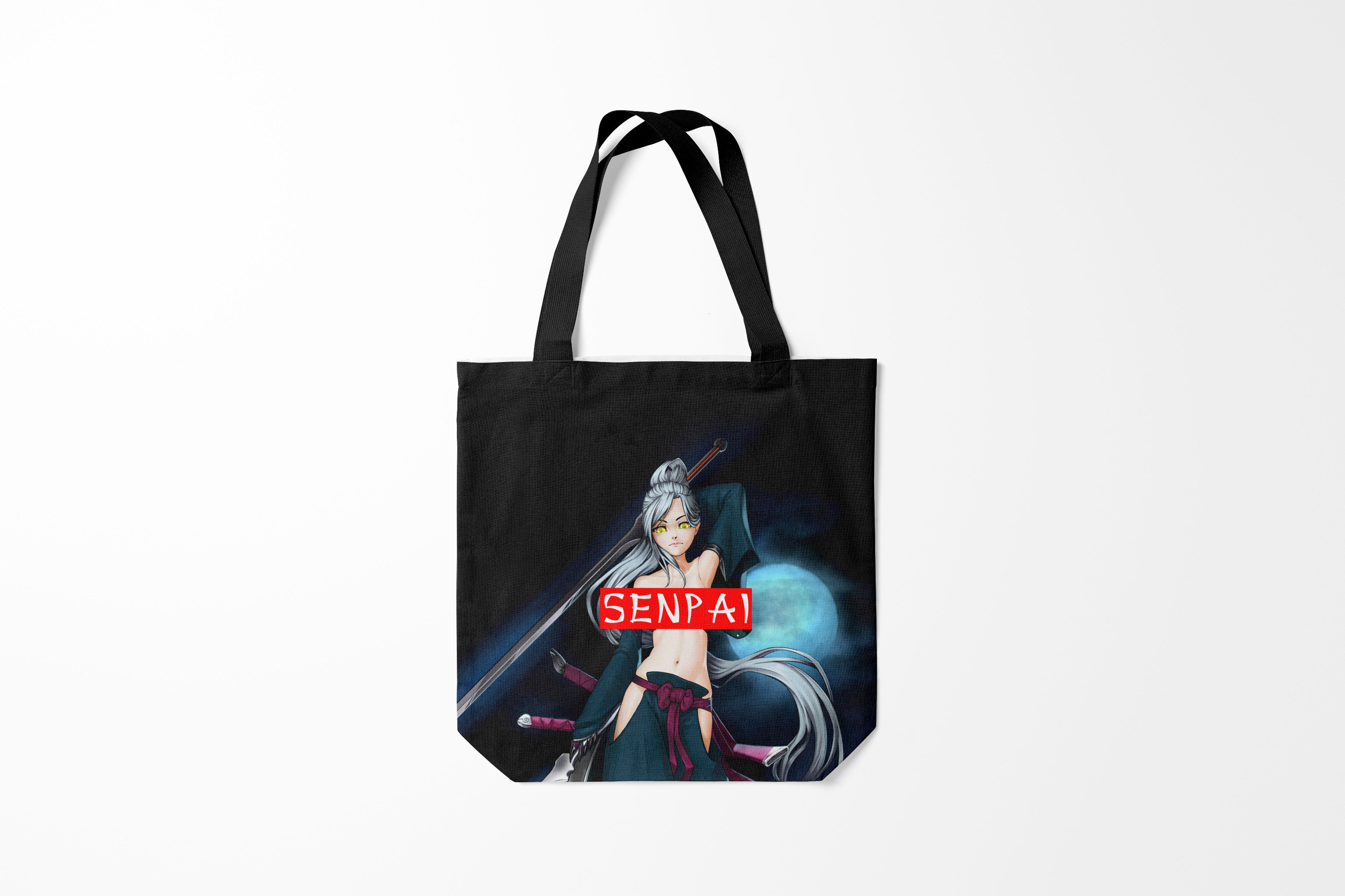 

Сумка шoппер унисекс Burnettie Senpai, черный, Senpai