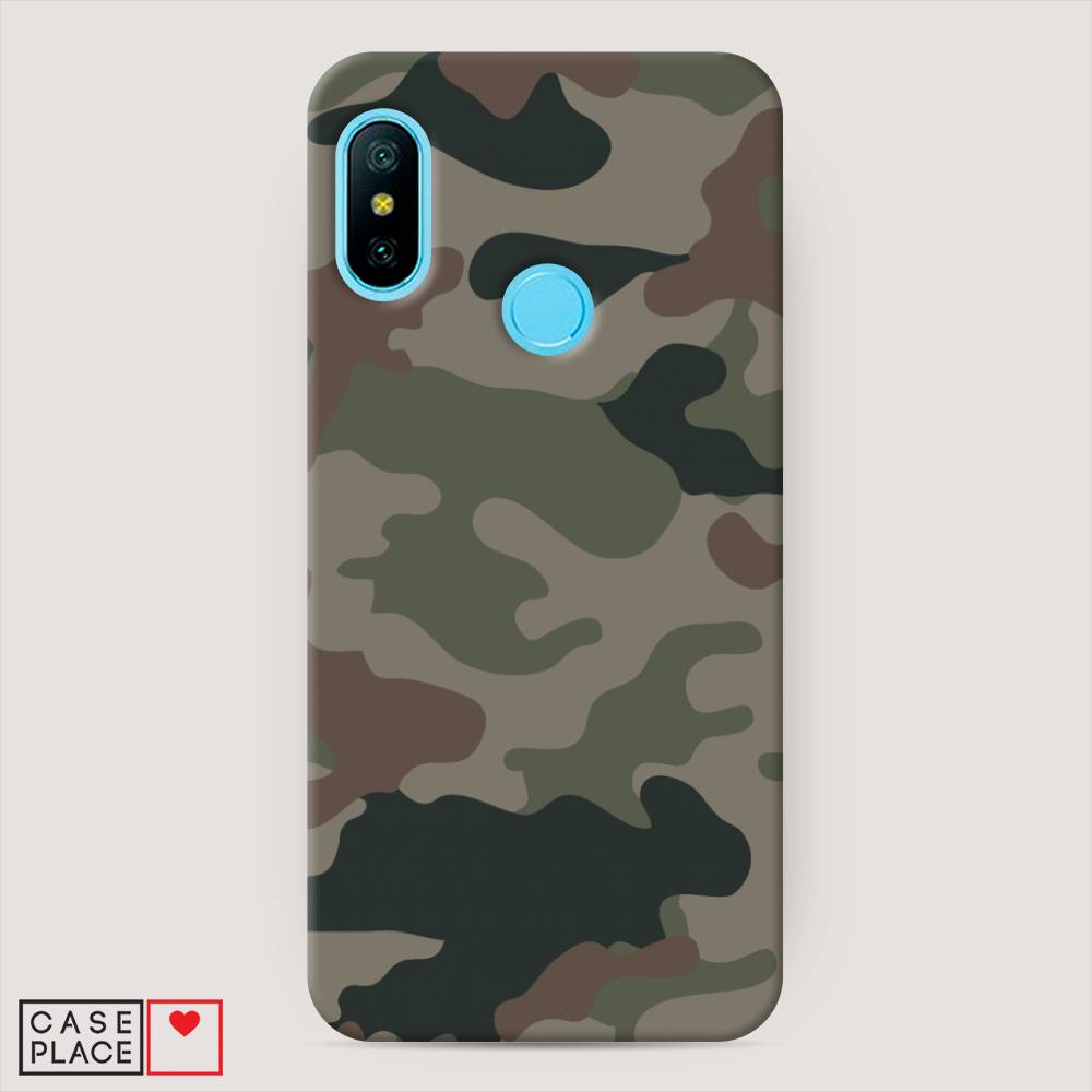 

Пластиковый чехол "Камуфляж 1" на Xiaomi Redmi 6 Pro, 34020-4