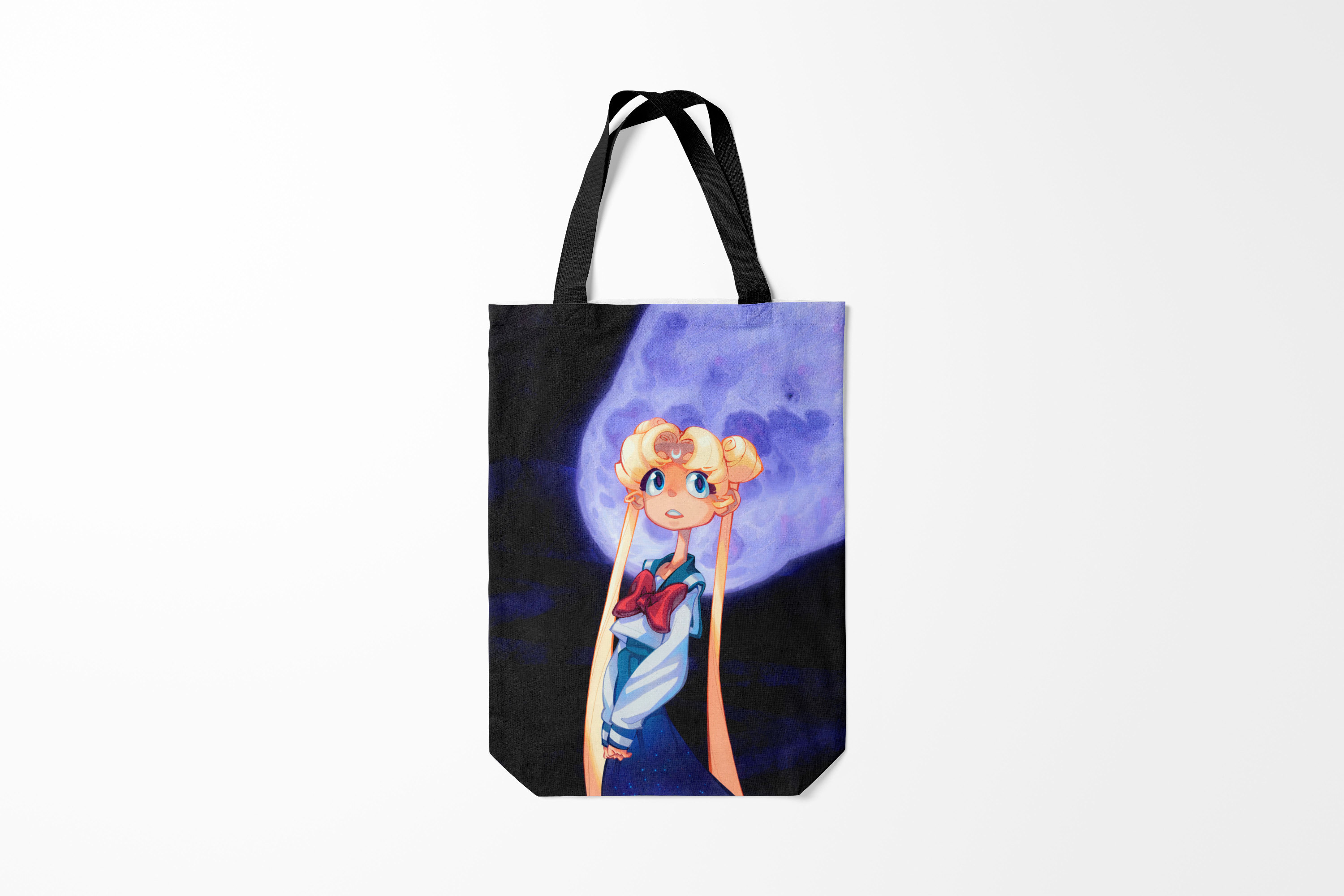 

Сумка шoппер унисекс Burnettie Sailor Moon, черный, Sailor Moon