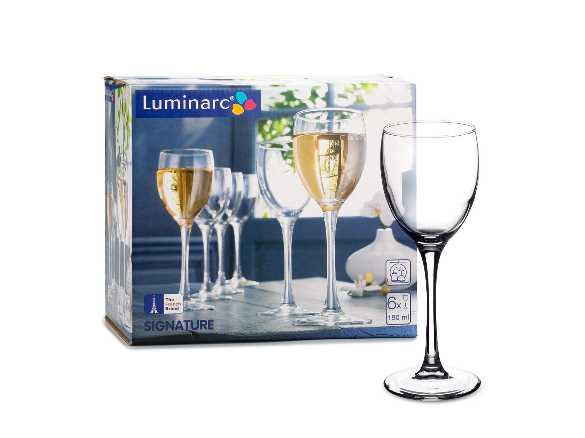 

Набор бокалов Luminarc H9995 190 мл 6 шт, signature 6 шт.