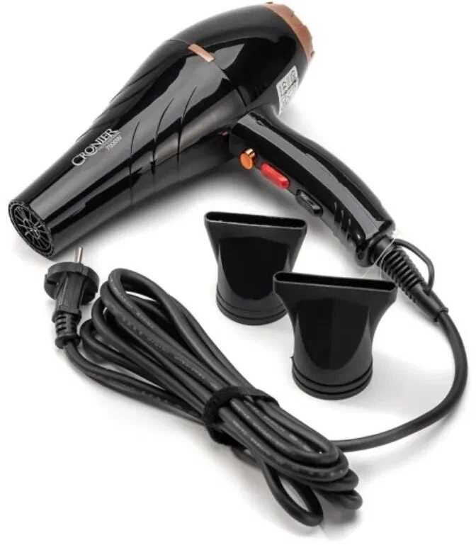

Фен Cronier 6666-RC 7000 Вт черный, 6666-RC