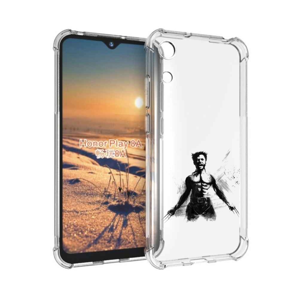 

Чехол бампер MyPads росомаха для Honor 8A., Прозрачный, Tocco