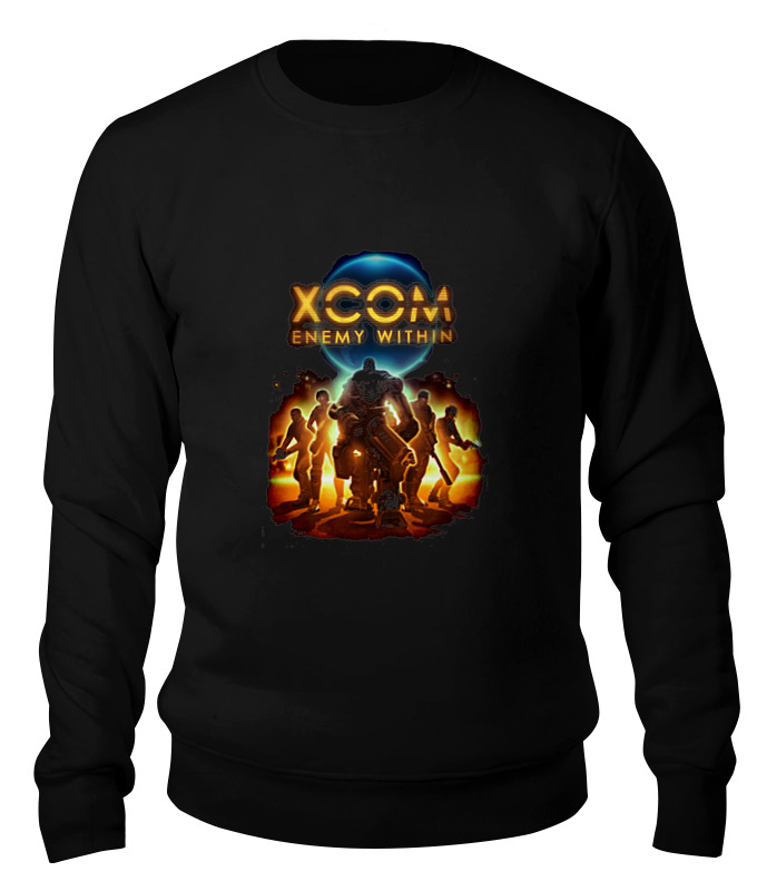 

Свитшот унисекс Printio X-com 2 черный S, X-com 2